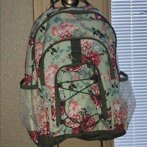 Pottery barn floral backpack